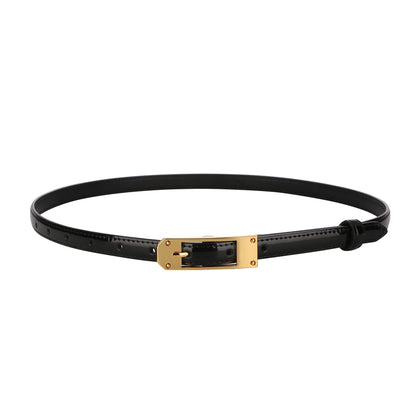 Riem dames met fluweel en goudaccenten