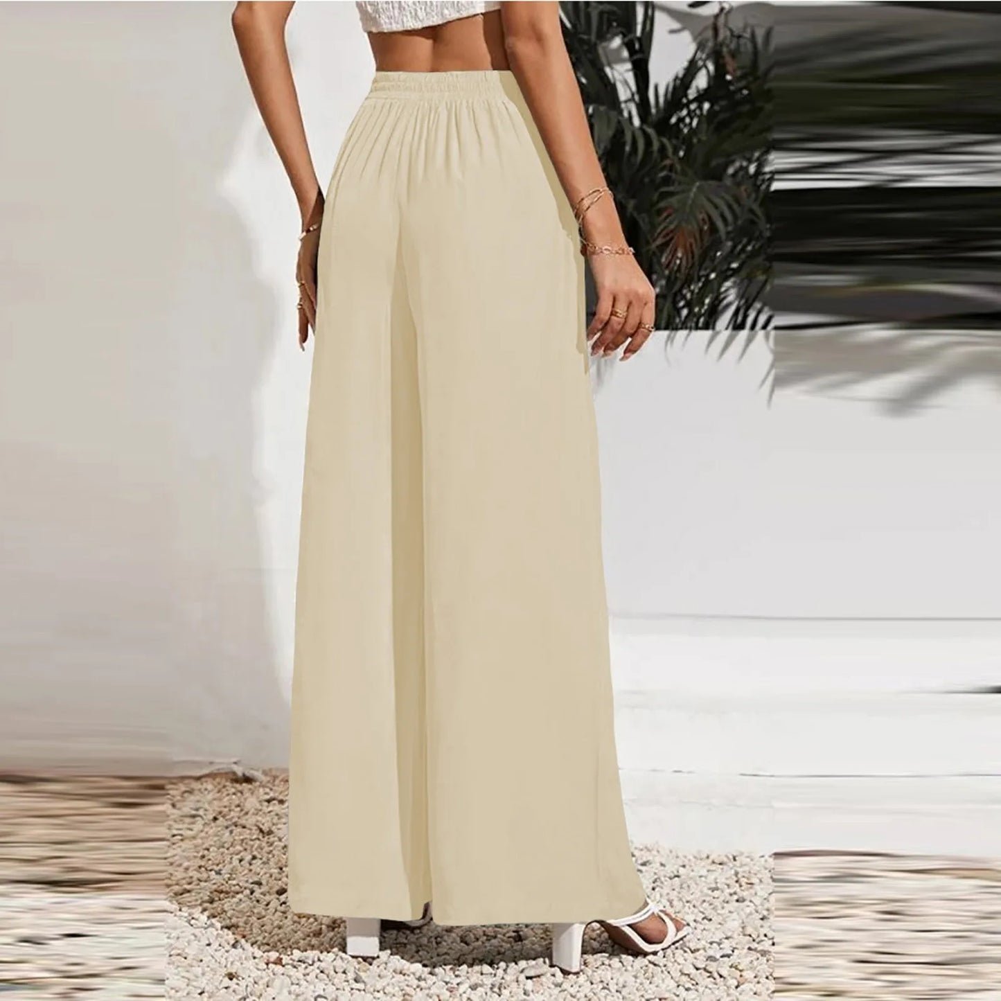 Zara linnen broek dames met elegant silhouet – Perfect voor elke dag