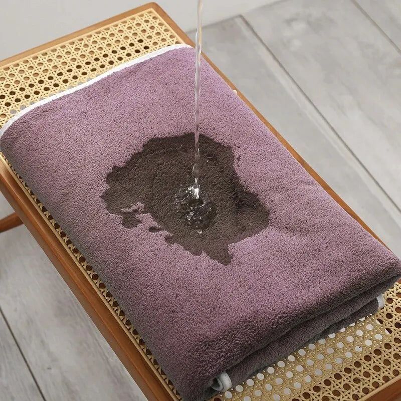 Microvezel handdoek met structuur – Licht scrub effect