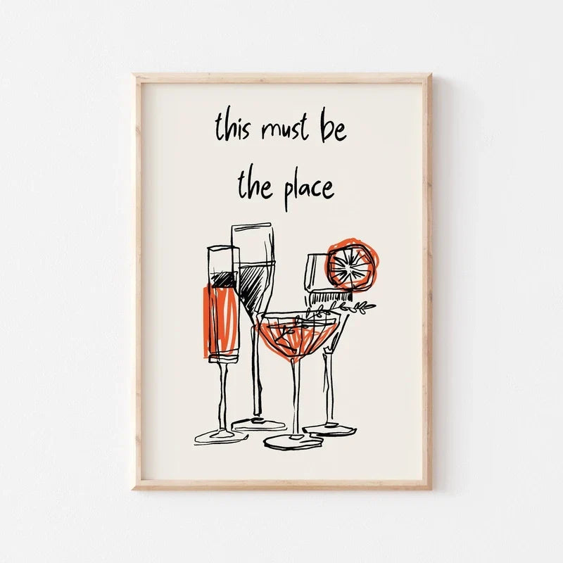 Vintage wereldkaart poster