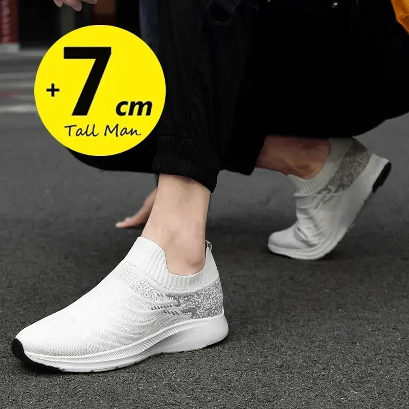 Zomerse heren schoenen van ademend canvas