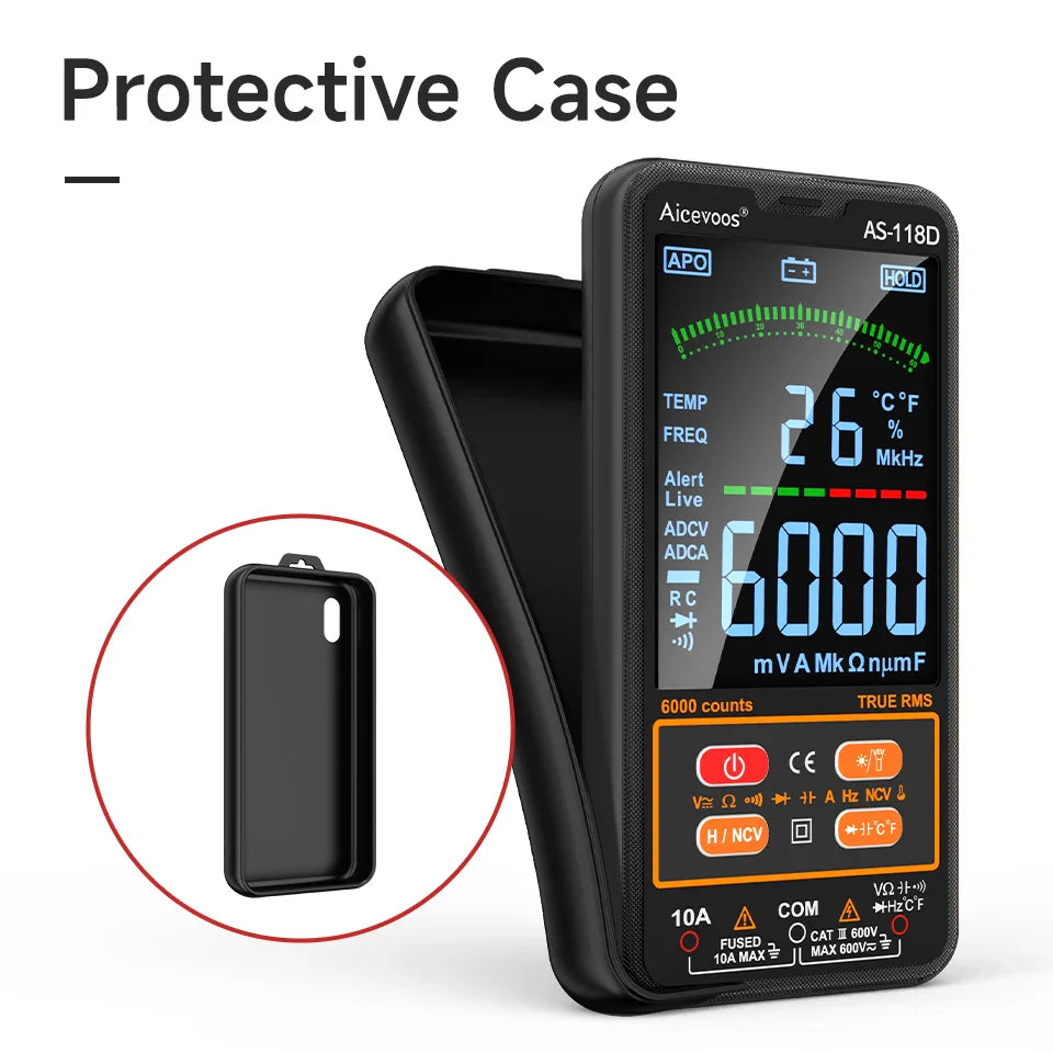 Multimeter met lange batterijduur
