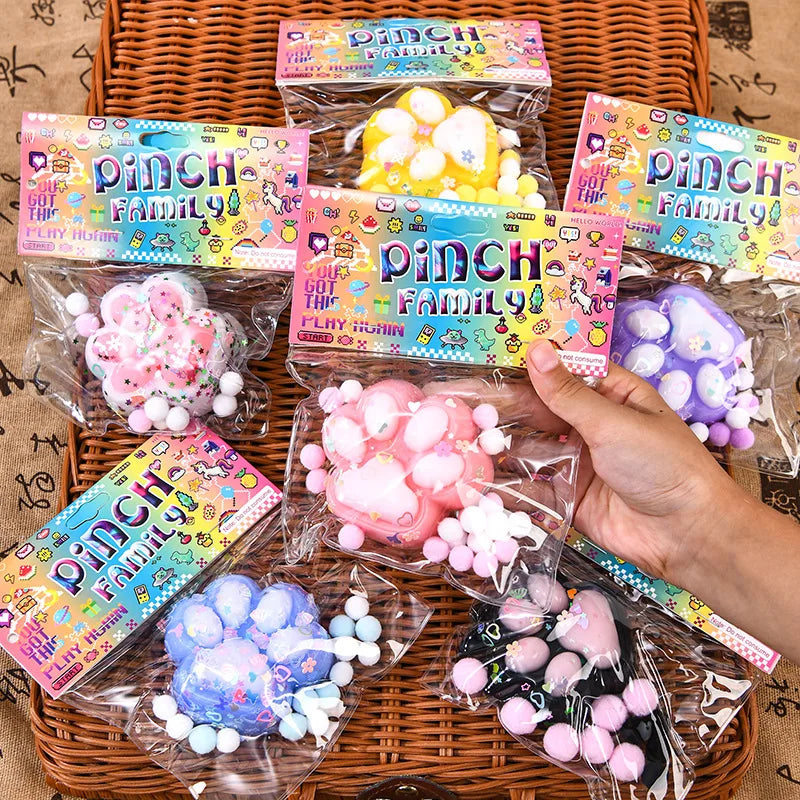 Fidget toys Action met zachte siliconen bubbels