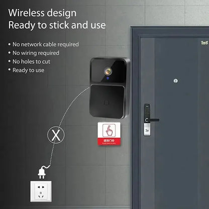 Deurbel met video zonder vaste stroom – Werkt op batterij