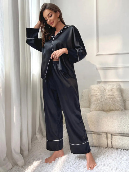 Dames pyjama katoen met stretch