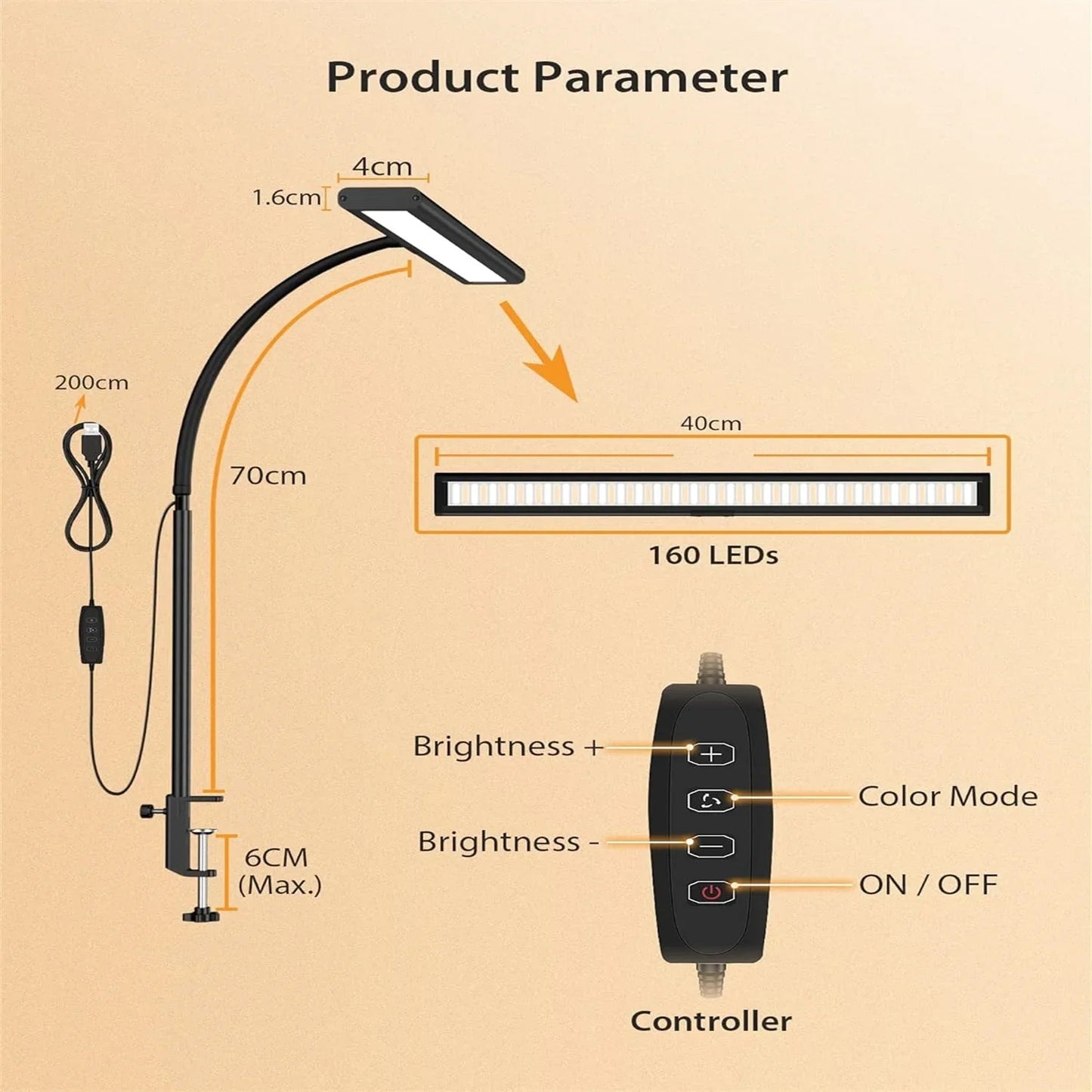 Lamp nachtkastje met marmeren basis – Elegant en robuust
