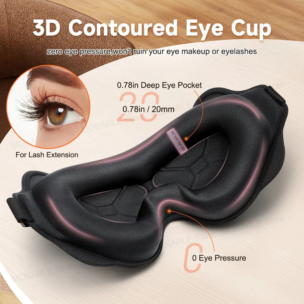 Slaapmasker met anti-slip achterkant