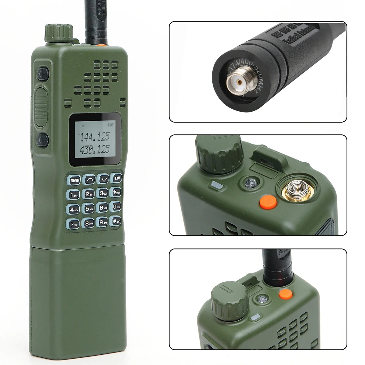Walkie talkies met headset aansluiting