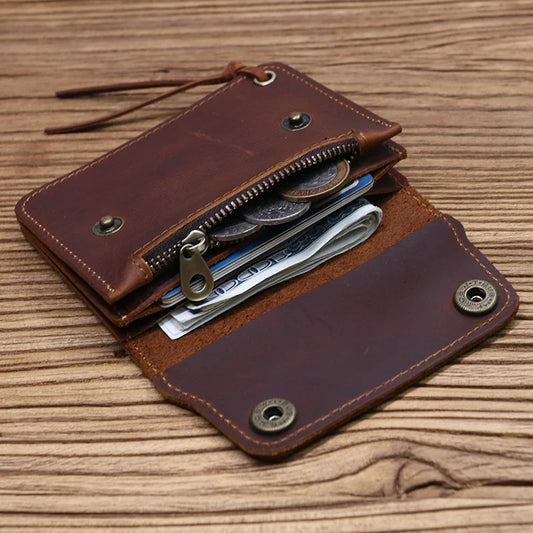 Portemonnee heren leer met magneetsluiting – Modern gemak