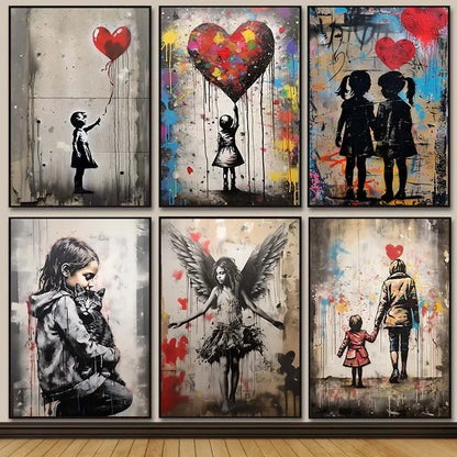 Artistieke posters voor woonkamer en hal