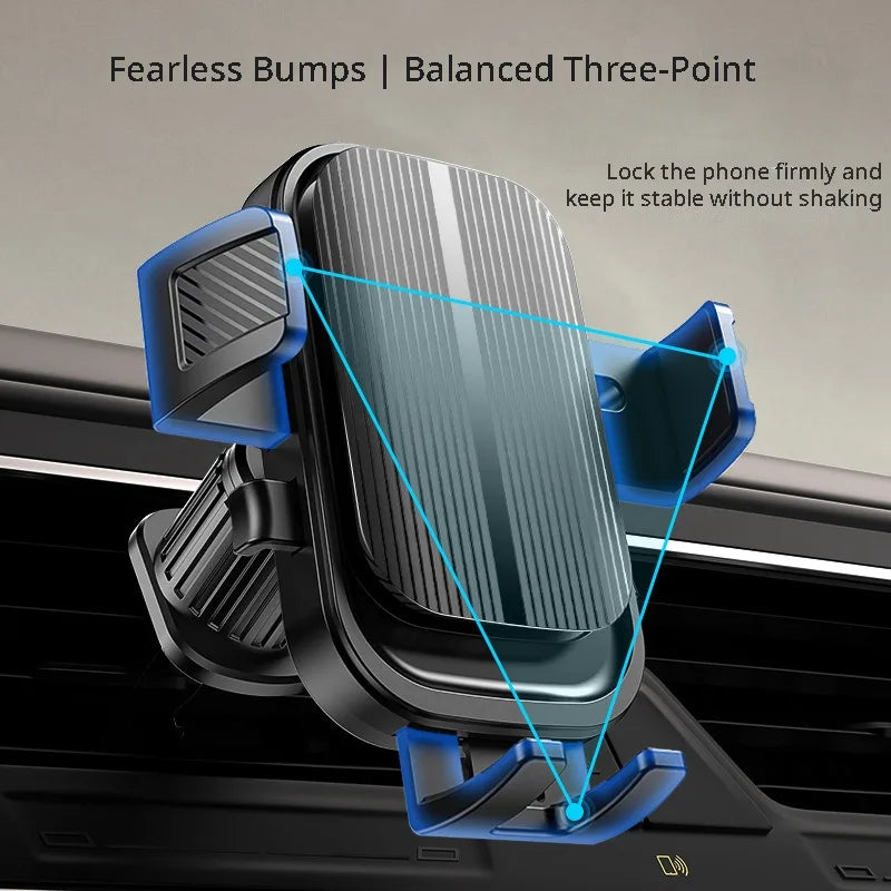 Universele telefoonhouder auto met rubber grip – Geen krassen of schade