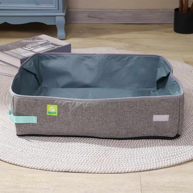Grote kattenbak met filterdeksel – Minder geur in huis