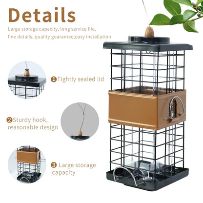Welkoop vogelhuisje met regenrand – Blijft droog binnenin