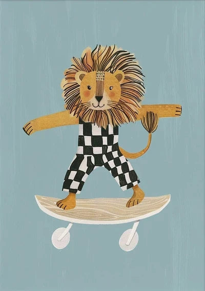 Dierenposter met realistische details