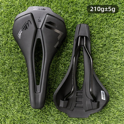 Fietszadel met ventilerende toplaag