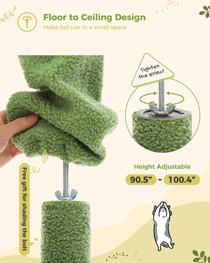 Design kattenpaal met verborgen schroeven – Strak afgewerkt