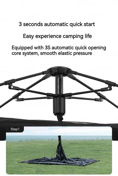 Grote camping tent met aparte ingangen – Voor meer privacy