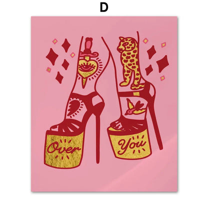 Poster met bloemen – Romantisch en zacht