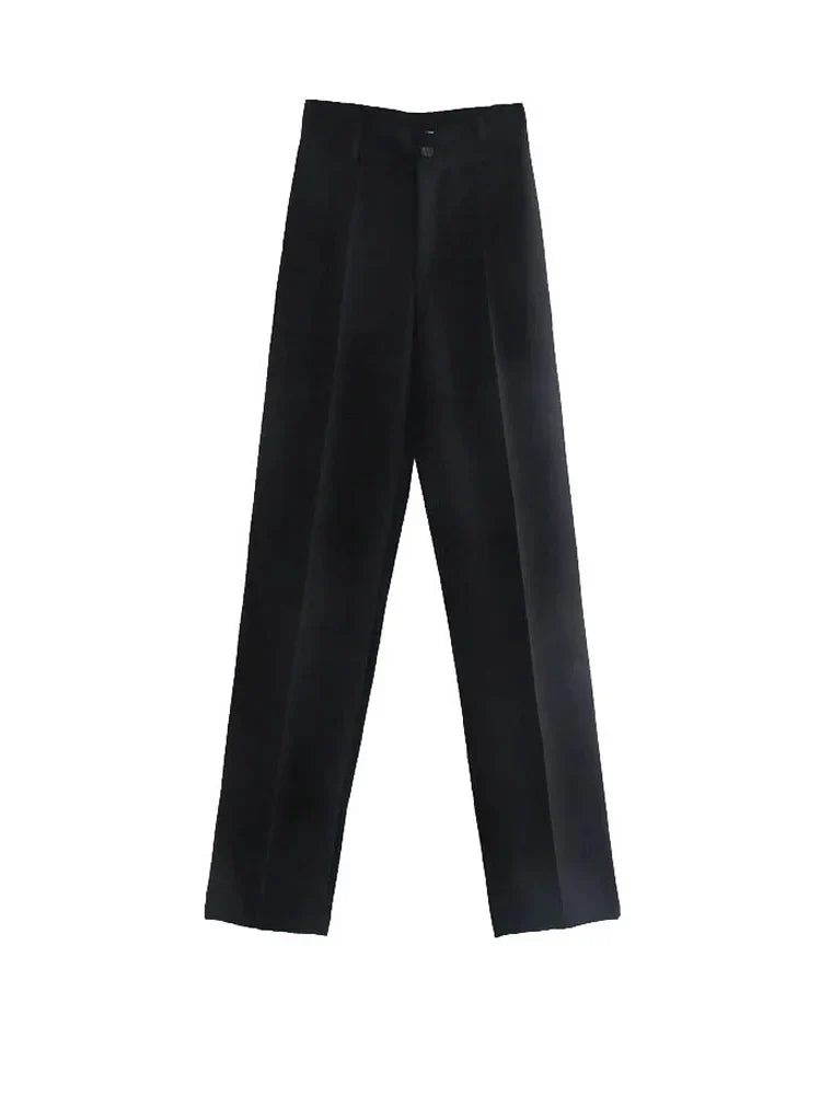 H&M linnen broek dames in zachtroze – Zomers en fris