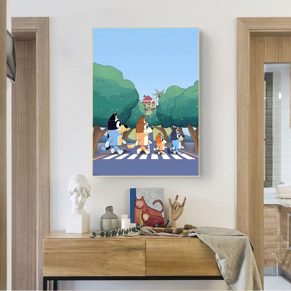 Posters in galerie-opstelling combineren