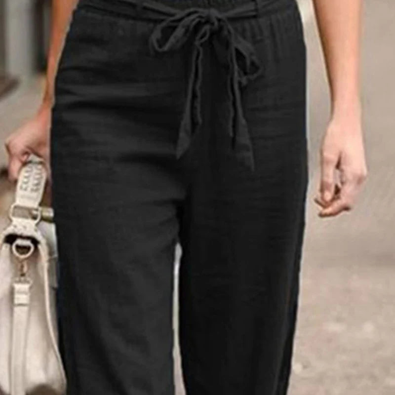 H&M linnen broek dames met cropped fit – Voor warme lentedagen