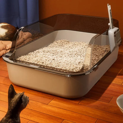 Design kattenbak met verborgen ingang – Past mooi in elk interieur