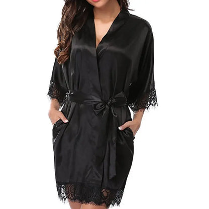 Ochtendjas voor dames - zijdezachte elegantie voor een ontspannen ochtend