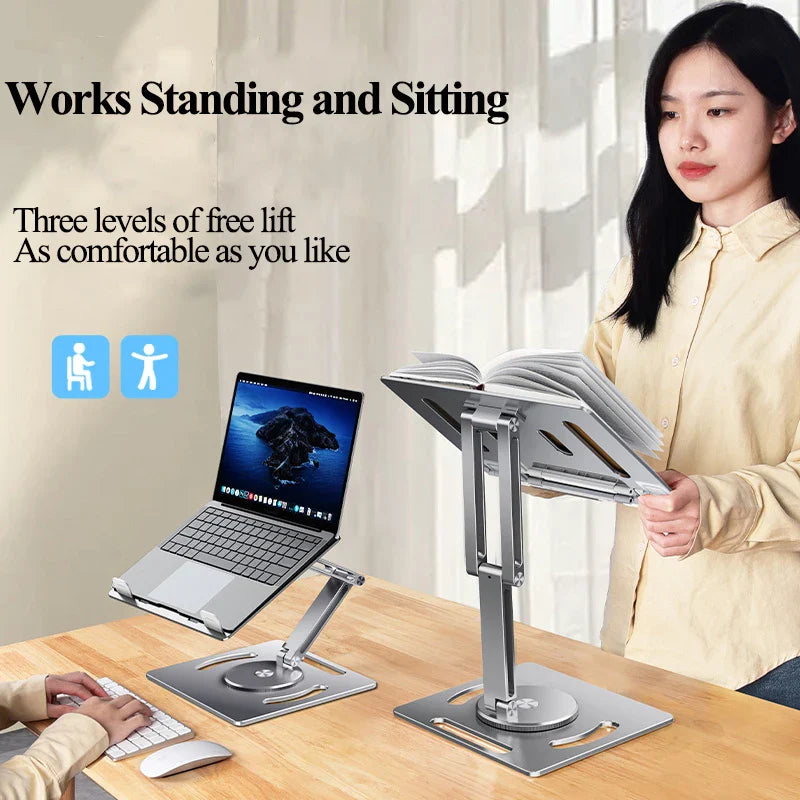 Aluminium laptopstandaard geschikt voor elke laptop
