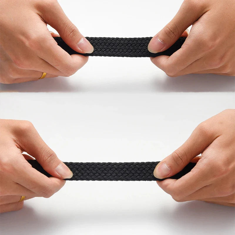 Brede riem met vetersluiting voor opvallend effect