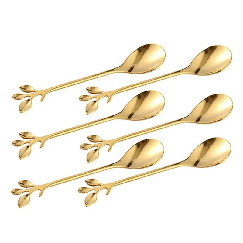 Set koffiewaar met matching lepeltjes