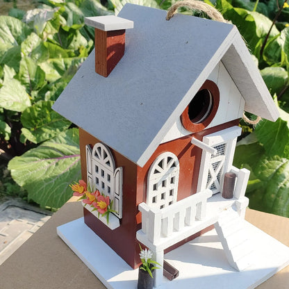 Vogelhuisje op paal met dak – Weerbestendig en stevig