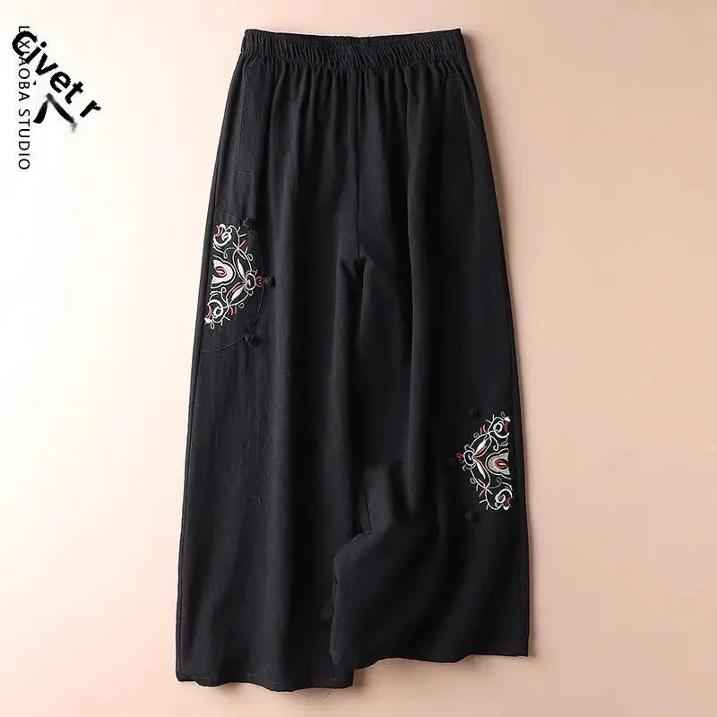 Linnen broek dames in natuurlijke kleuren – Mooi en makkelijk