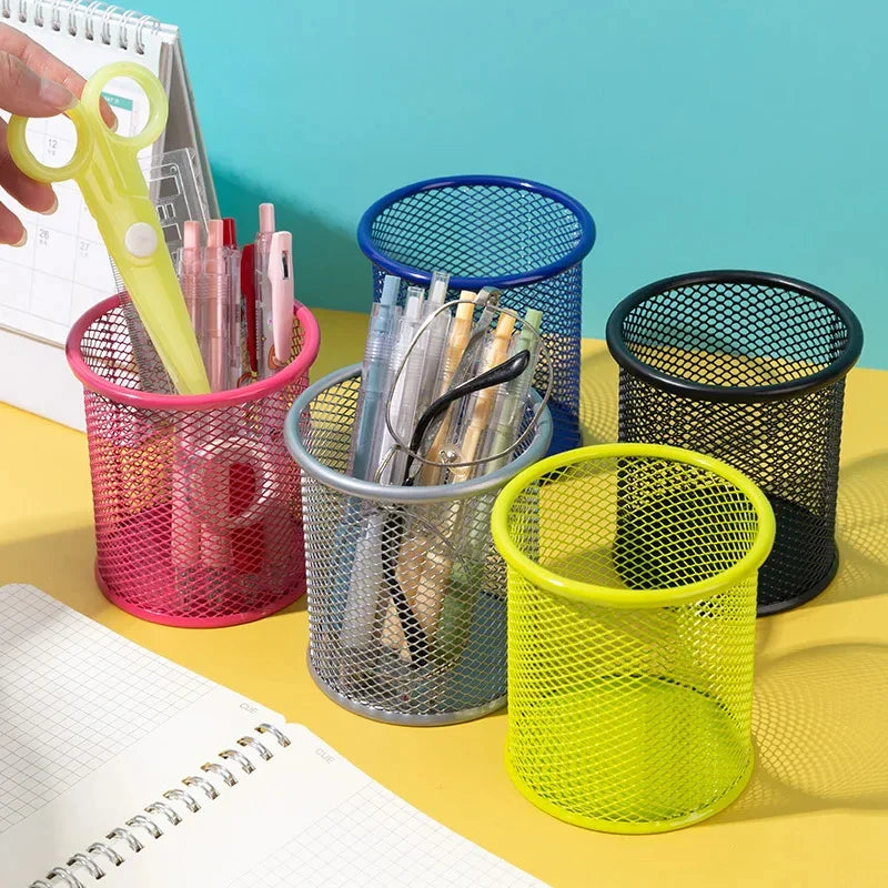 Gelaagde desk organizer met veel opbergmogelijkheden