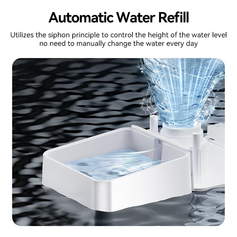 Katten waterfontein met dubbele filter – Extra zuivering
