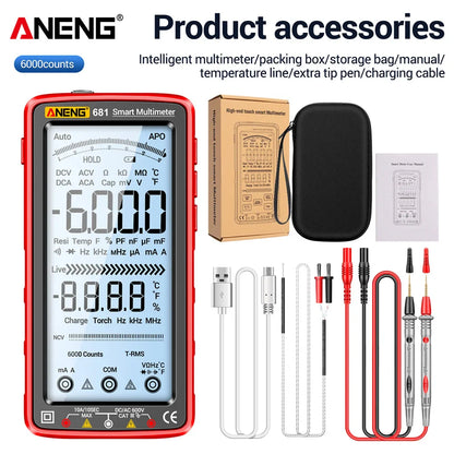 Multimeter met eenvoudig te bedienen interface