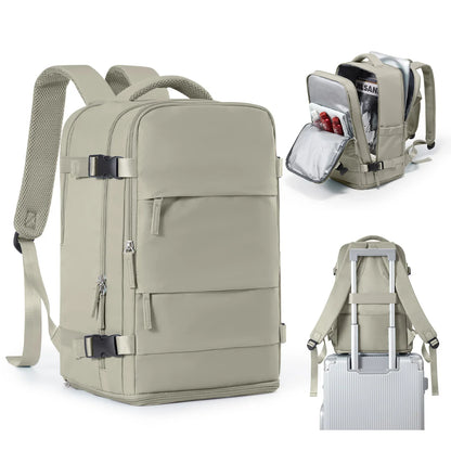 Handbagage rugzak met strakke vormgeving