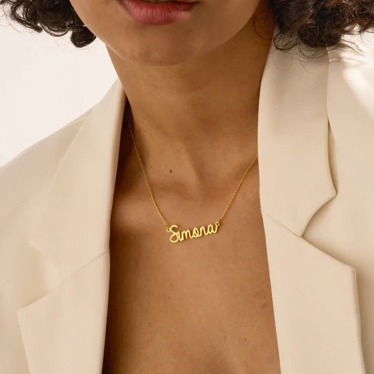 Naamketting met extra symbool naar keuze