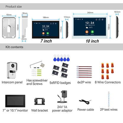 Deurbel met video in compact design – Past bij elke woning
