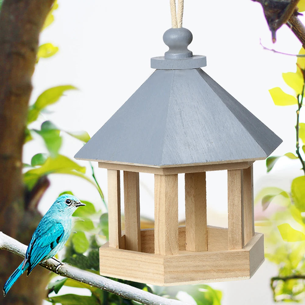 Welkoop vogelhuisje met scharnierend dak – Makkelijk schoon te maken