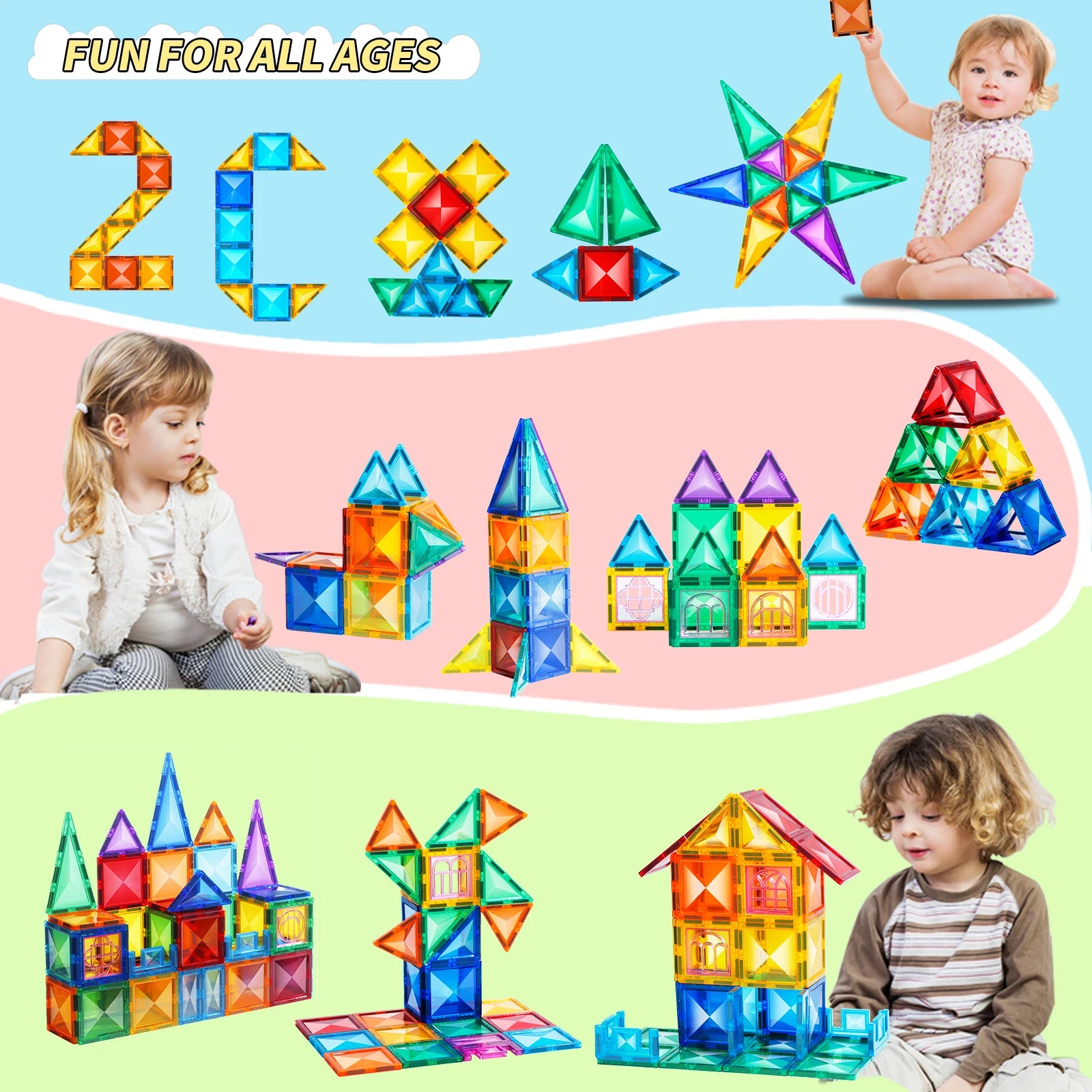 Intertoys magnetische blokken – Voor creatief bouwen