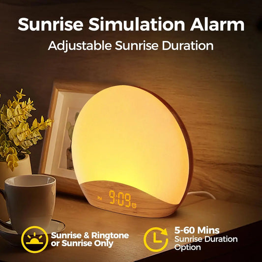 Wake up light lamp met RGB verlichting – Voor sfeer en functie