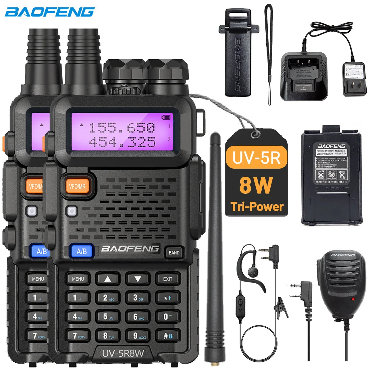 Alecto walkie talkies met helder geluid
