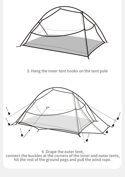 Decathlon pop up tent met luchtgaten – Goed geventileerd