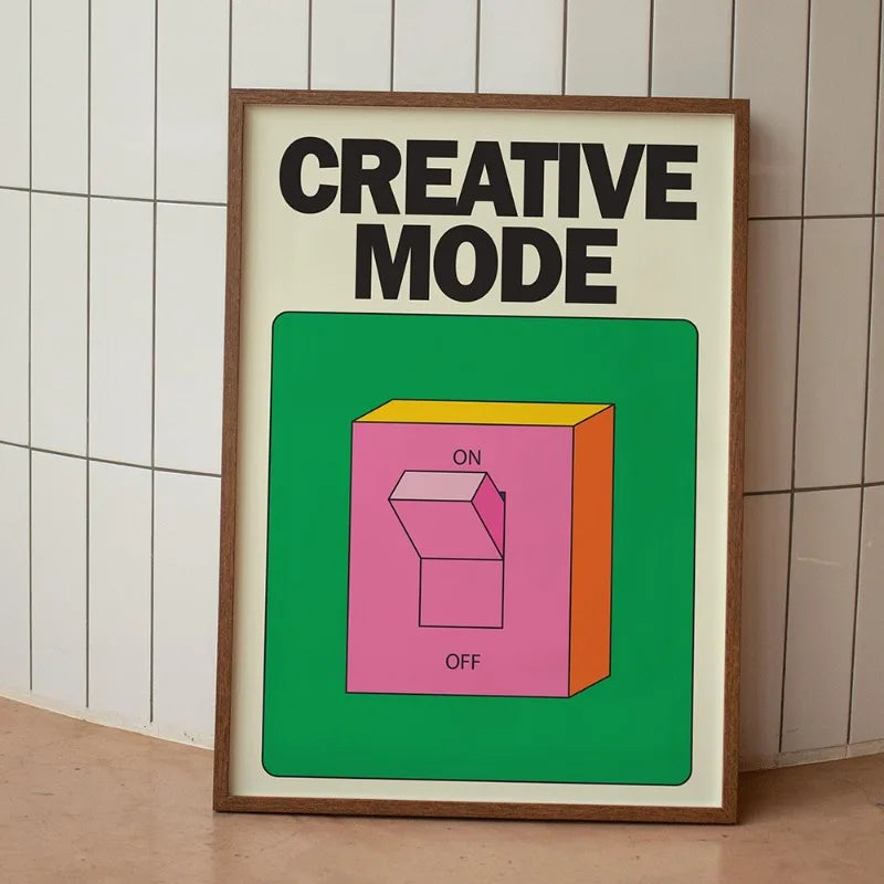 Typografische posters met motiverende teksten