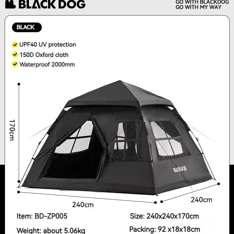 Pop up tent in felle kleur – Goed zichtbaar op de camping