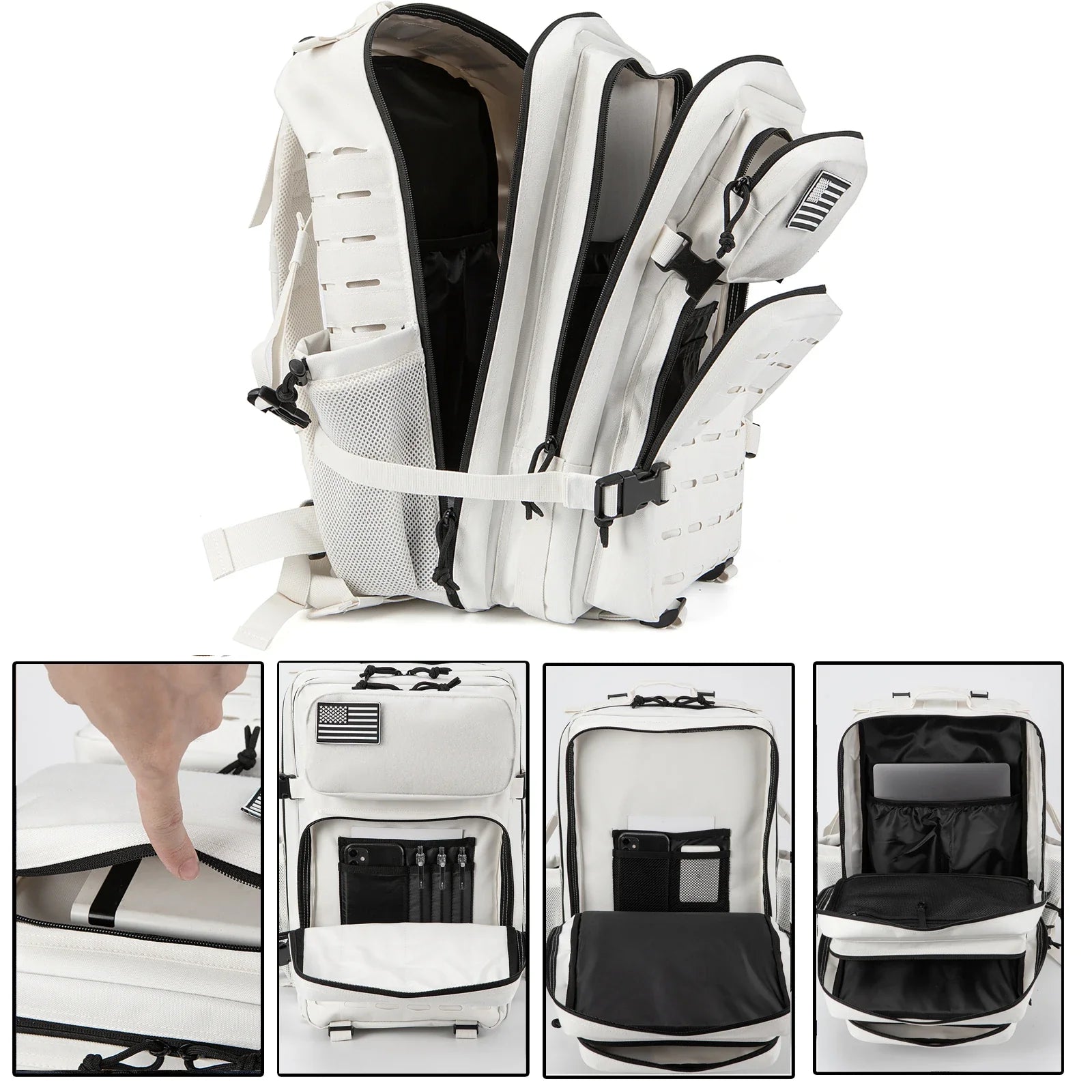 Slimme rugzak 40x30x20 met USB-aansluiting