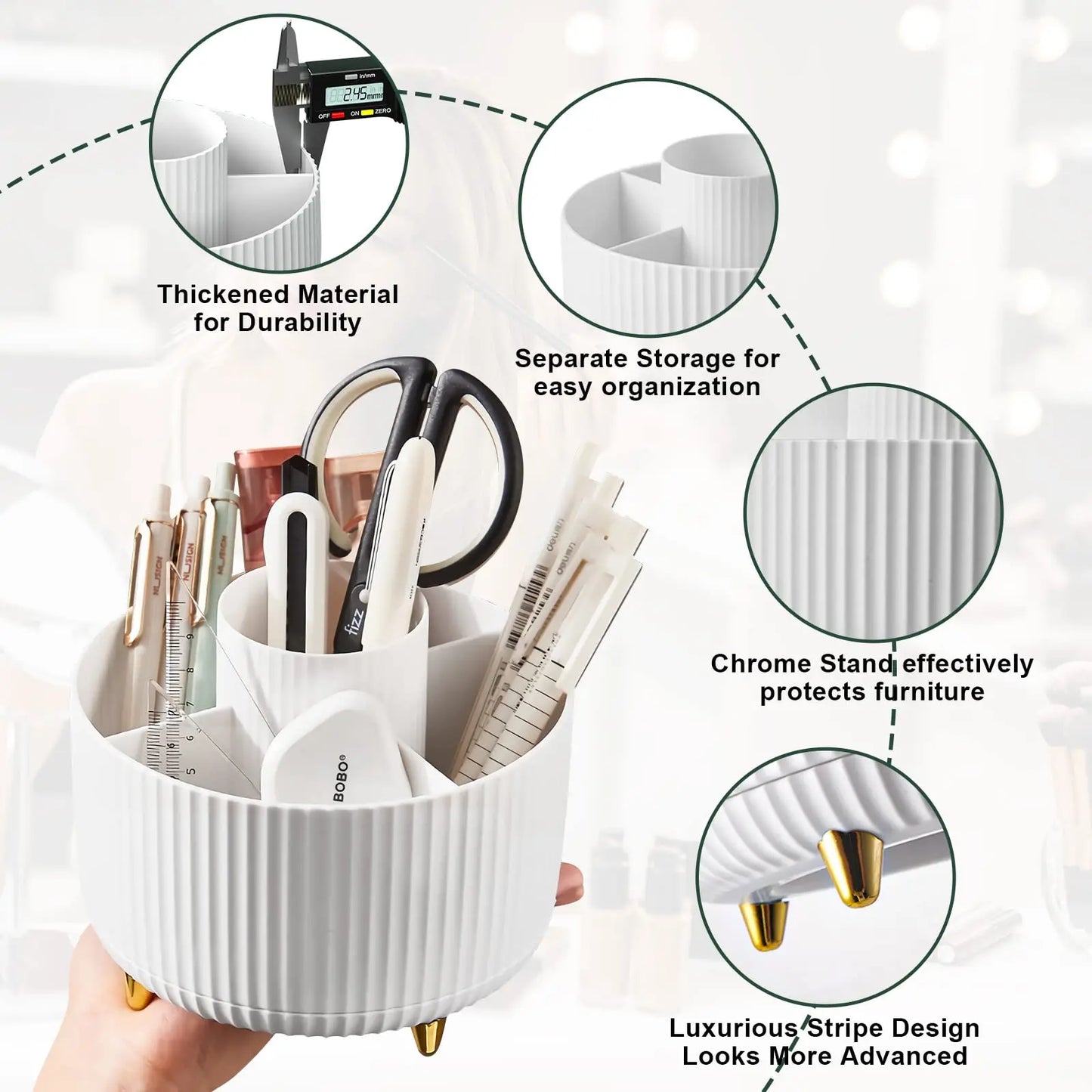Stijlvolle desk organization accessoires