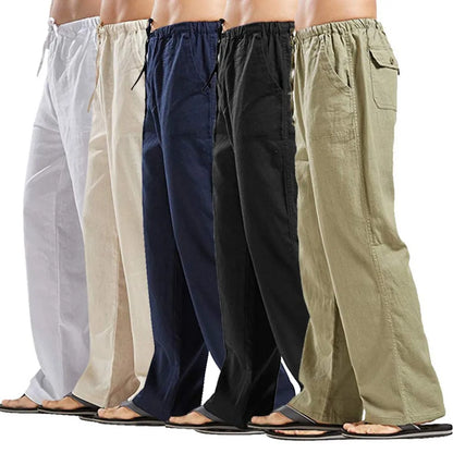 Zwarte linnen broek man – Elegant en luchtig tegelijk