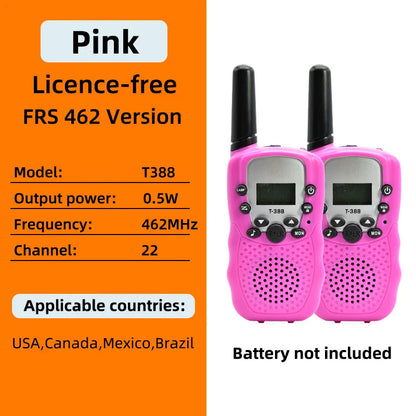 Alecto walkie talkie met kindvriendelijke bediening