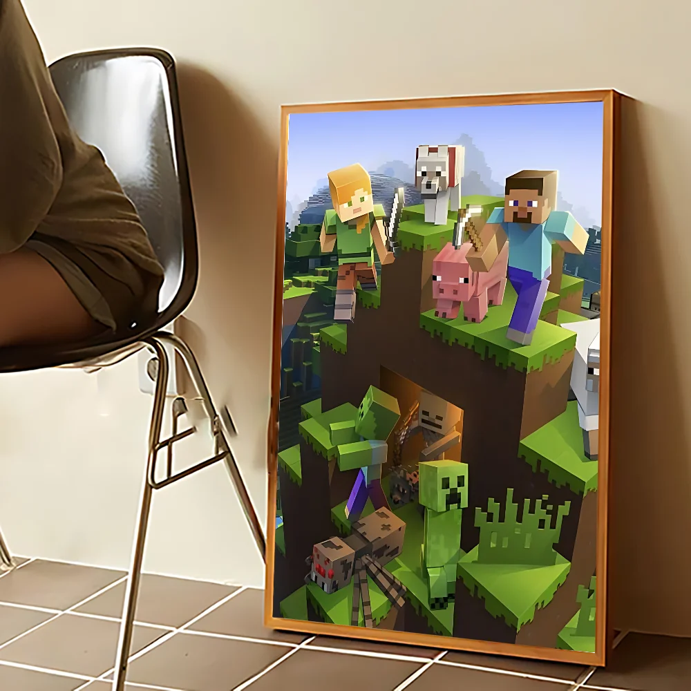 Grote poster voor boven het bed